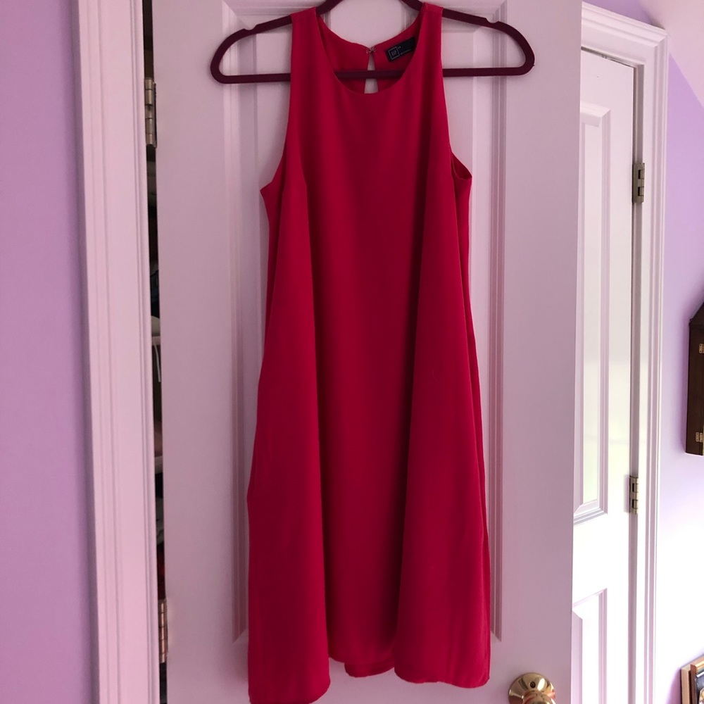 Jelly Bean Pink Swing Tank Dress from Gap